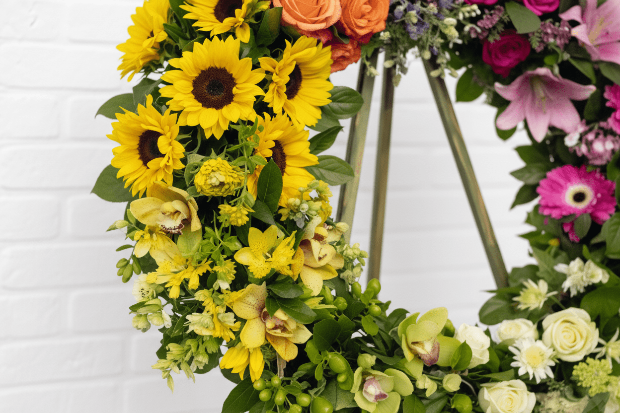 Celebration of Life Wreath - Garrett Florist