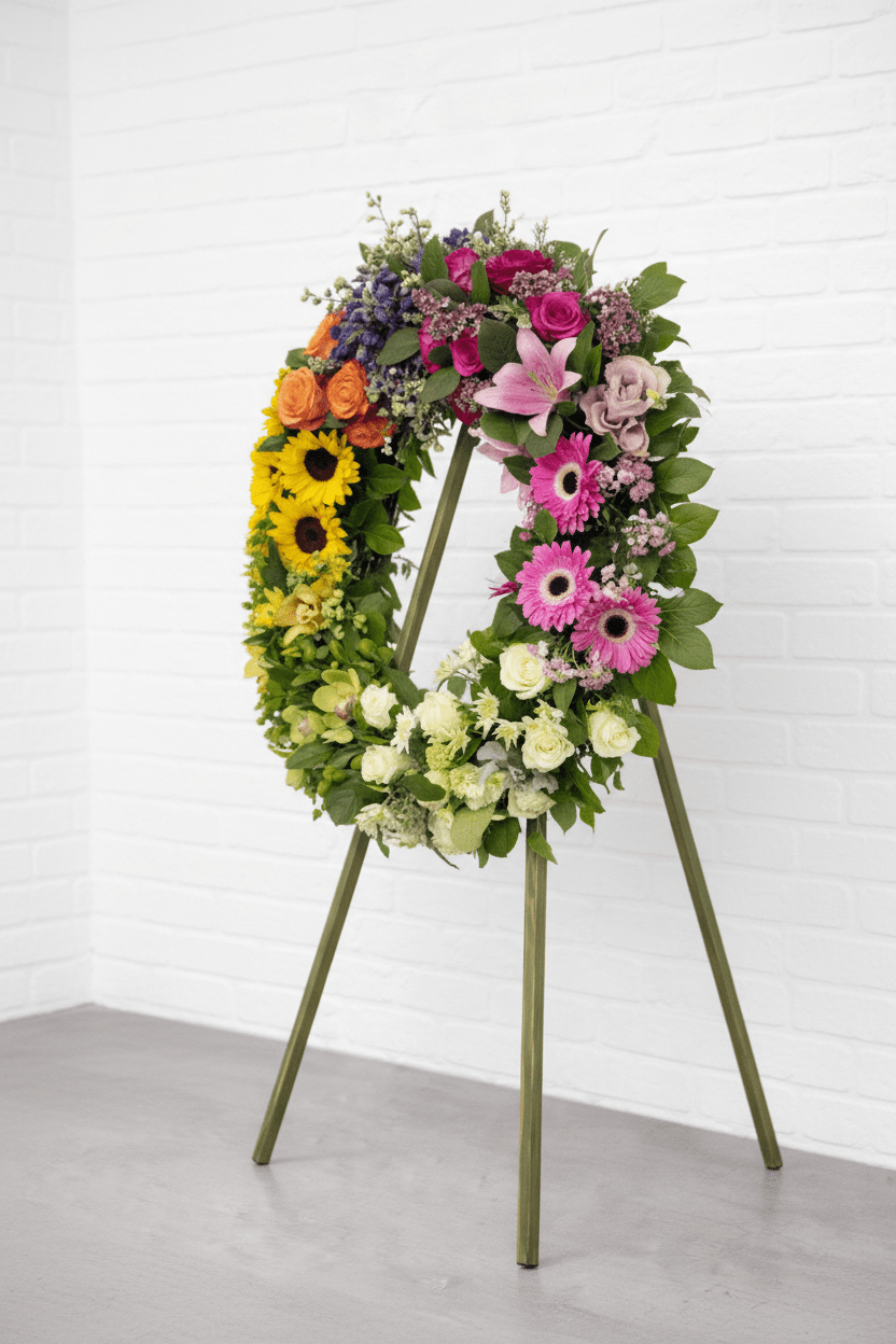 Celebration of Life Wreath - Garrett Florist