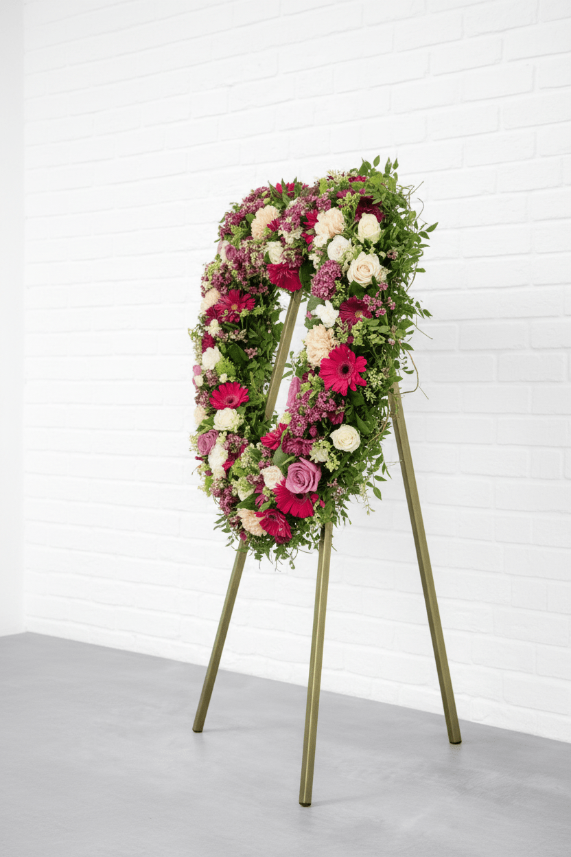 Forever in Our Hearts Open Wreath - Garrett Florist