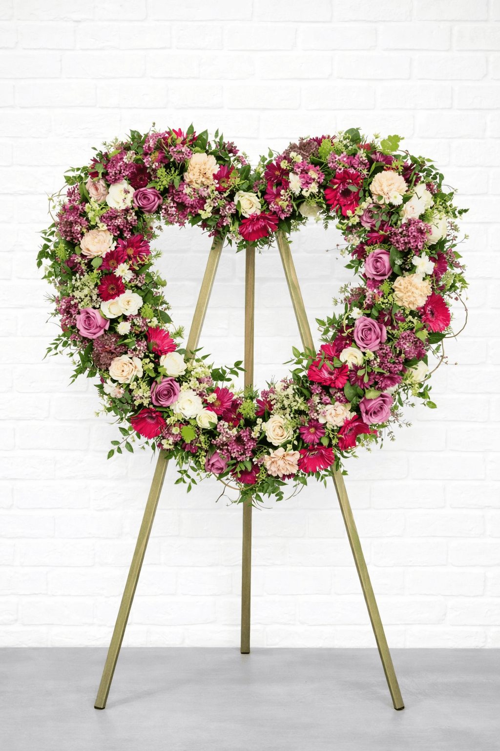 Forever in Our Hearts Open Wreath - Garrett Florist